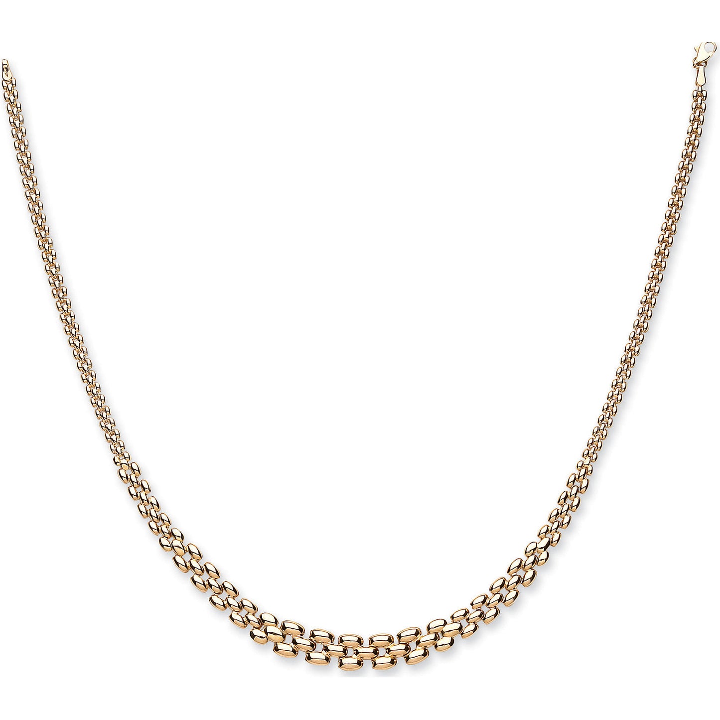 Yellow Gold Graduated Panther Collerette - 9ct Gold