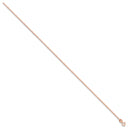Rose Gold 1.0mm Classic Curb Chain