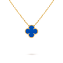 Vintage Alhambra Pendant with Blue Agate