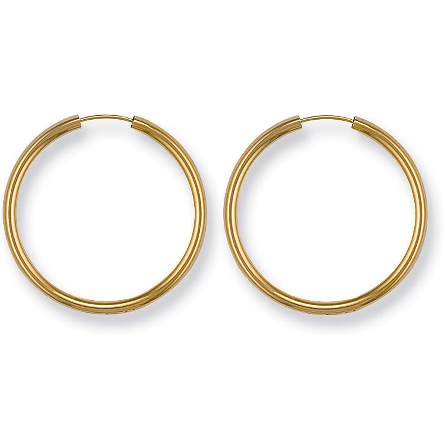 Yellow Gold 27mm Sleepers - 9ct Gold