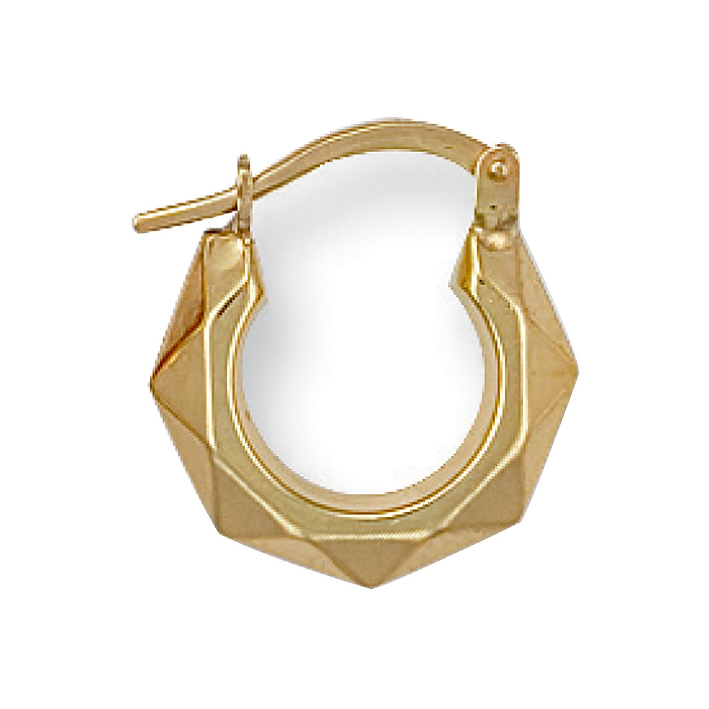 Yellow Gold 13mm Fancy Creoles - 9ct Gold