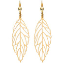 Yellow Gold Fancy Leaf Drops