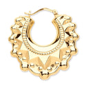 Yellow Gold Traditional Creoles Earrings
