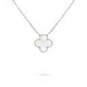 Vintage Alhambra Pendant in 18K White Gold