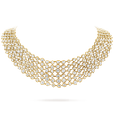 Palmyre 6-Row Necklace with Diamonds