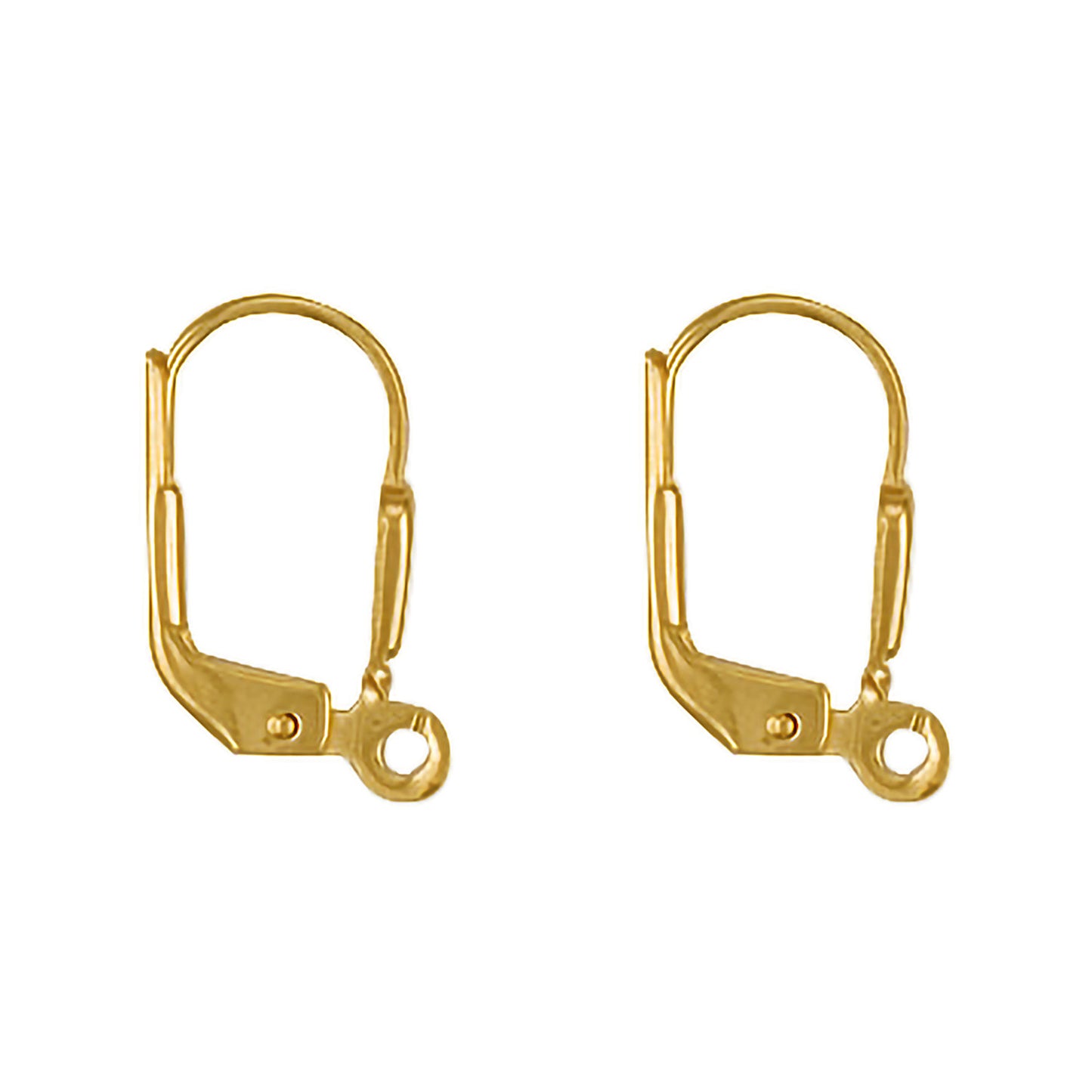 Yellow Gold Earring Wires (Pack of 2 pairs) - 9ct Gold