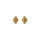 Yellow Gold Small Butterflies (Pack of 6 pairs)