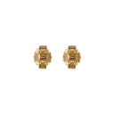 Yellow Gold Medium Butterflies (Pack of 6 pairs)