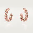 Belle Vante Clash de Belle Vante Hoop Earrings Small Model Paved