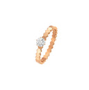 Bee de Chaumet Solitaire Ring Pink Gold Diamond 0.30ct | J4NC00