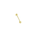 18ct Yellow 22mm Barbell (Tongue)