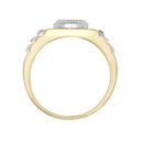 9ct 2 Colour Gold Child's Cubic Zirconia Set Watch Strap & Bezel Ring