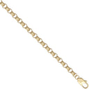 9ct Yellow Gold Cast Plain and Engraved Belcher 5.1mm Gauge