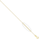 9ct Yellow Gold Rolo Chain Gauge Pendant Chain