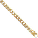 9ct Yellow Gold Traditional Heavy Weight Curb Link Gauge Bracelet