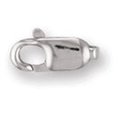 9ct White Gold Lobster Clasp