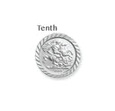 925 Silver George & Dragon 10th Kruger Size Insert (AFD084)