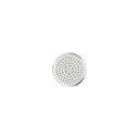 925 Silver Pave Cubic Zirconia Set Half Sovereign Size Insert
