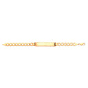 9ct Yellow Gold Curb ID Bracelet