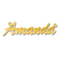 9ct Gold Personalised Nameplate