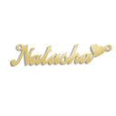 9ct Gold Personalised Nameplate