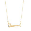 9ct Yellow Gold Personalised Nameplate
