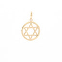 9ct Yellow Gold Star Of David Pendant