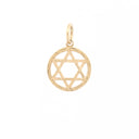 9ct Yellow Gold Star Of David Pendant