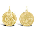 9ct Yellow Gold St Christopher Pendant