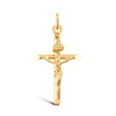 9ct Yellow Gold Plain Crucifix
