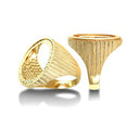 9ct Yellow Gold Full Sovereign Ring
