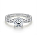 9ct White Cubic Zirconia Ladies Dress Ring