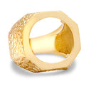 9ct Yellow Heavy Weight Sov Octagonal Ring Mount