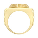 9ct Yellow Gold Cubic Zirconia Set Watch Strap & Bezel Ring