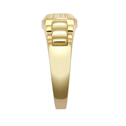 9ct Yellow Gold Cubic Zirconia Set Watch Strap & Bezel Ring