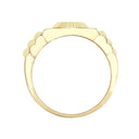 9ct Yellow Gold Cubic Zirconia Set Watch Strap & Bezel Ring
