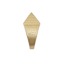 9ct Yellow Gold Pyramid Ring