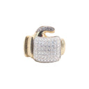 9ct Yellow Gold Cubic Zirconia Boxing Glove Ring