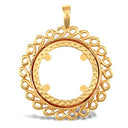 9ct Yellow Gold Sovereign Pendant
