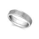 9ct White Fancy Wedding Band