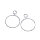 Circle of Life 34.5mm Cubic Zirconias Drop Earrings