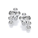 Timeless Style Rubover set Cubic Zirconias Earrings