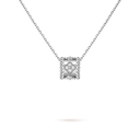Perlée Clovers Pendant with Diamonds