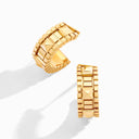 Small Yellow Gold Mini Hoop Earrings