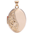 Rose Gold Oval Shaped Locket