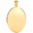 Yellow Gold Oval Plain Locket