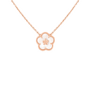 Belle Vante Pendant Plum Blossom Mother-Of-Pearl 18K Rose Gold