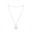Belle Vante Long Necklace 1 Motif Mother-Of-Pearl 18K Yellow Gold