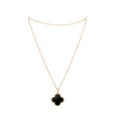 Belle Vante Long Necklace 1 Motif Onyx 18K Yellow Gold