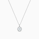 Aura Round Brilliant Diamond Pendant